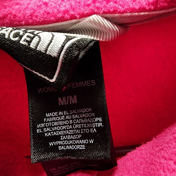 The North Face women's fleece zip up, size M - Picture 2 of 3